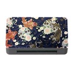 Japanese Wave Koi Illustration Pattern Memory Card Reader with CF Front