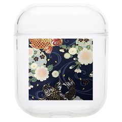 Japanese Wave Koi Illustration Pattern Soft Tpu Airpods 1/2 Case