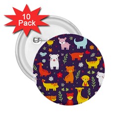 Pet Animal 01 2 25  Buttons (10 Pack) 