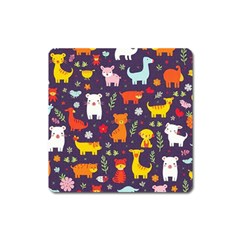 Pet Animal 01 Square Magnet