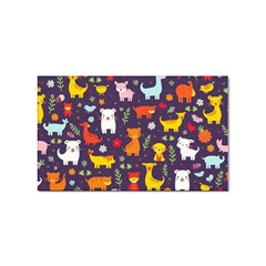 Pet Animal 01 Sticker Rectangular (100 Pack)