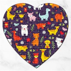 Pet Animal 01 Jigsaw Puzzle (heart)