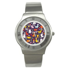 Pet Animal 01 Stainless Steel Watch