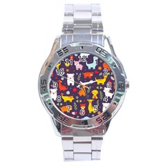 Pet Animal 01 Stainless Steel Analogue Watch