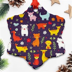 Pet Animal 01 Ornament (snowflake)