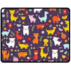 Pet Animal 01 Two Sides Fleece Blanket (medium)