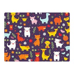 Pet Animal 01 Two Sides Premium Plush Fleece Blanket (mini)