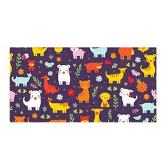 Pet Animal 01 Satin Wrap 35  X 70  by myclothy