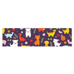 Pet Animal 01 Oblong Satin Scarf (16  X 60 )