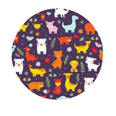 Pet Animal 01 Mini Round Pill Box (pack Of 3)