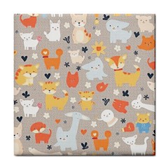 Pet Animal 02 Tile Coaster