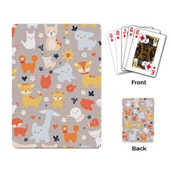 Pet Animal 02 Playing Cards Single Design (rectangle)