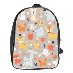 Pet Animal 02 School Bag (large)