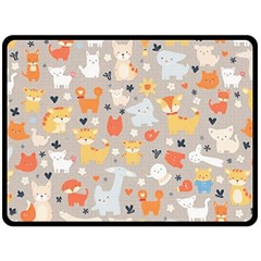 Pet Animal 02 Fleece Blanket (large)