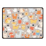 Pet Animal 02 Fleece Blanket (Small) 50 x40  Blanket Front