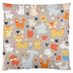 Pet Animal 02 Large Cushion Case (two Sides)