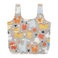 Pet Animal 02 Full Print Recycle Bag (l)