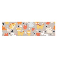 Pet Animal 02 Oblong Satin Scarf (16  X 60 )