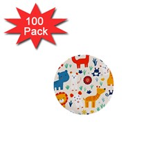 Pet Animal 03 1  Mini Buttons (100 Pack) 