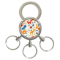 Pet Animal 03 3-ring Key Chain