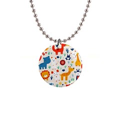 Pet Animal 03 1  Button Necklace by myclothy