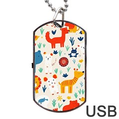 Pet Animal 03 Dog Tag Usb Flash (two Sides)