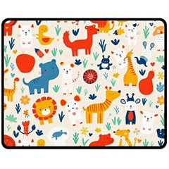 Pet Animal 03 Two Sides Fleece Blanket (medium)