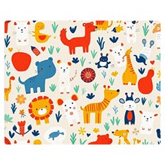 Pet Animal 03 Two Sides Premium Plush Fleece Blanket (teen Size)