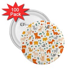 Pet Animal 04 2 25  Buttons (100 Pack) 