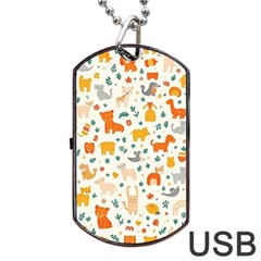 Pet Animal 04 Dog Tag Usb Flash (two Sides)