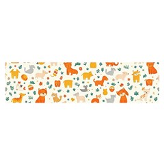 Pet Animal 04 Oblong Satin Scarf (16  X 60 )