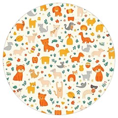 Pet Animal 04 Round Trivet