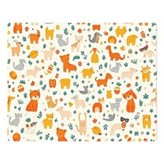 Pet Animal 04 Premium Plush Fleece Blanket (large)