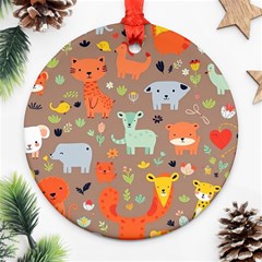 Pet Animal 05 Ornament (round)