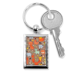 Pet Animal 05 Key Chain (rectangle)