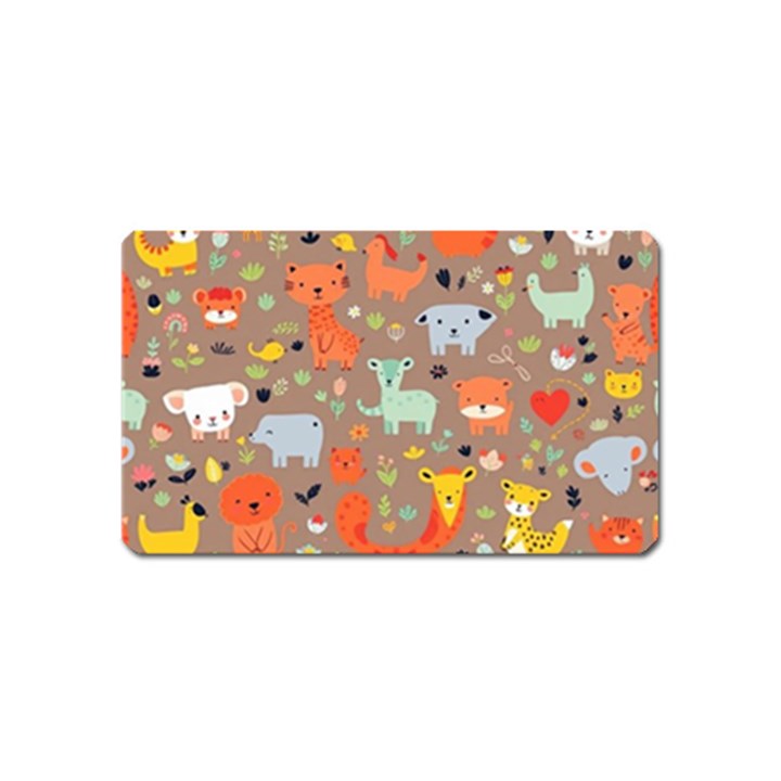 Pet Animal 05 Magnet (Name Card)