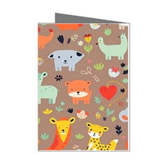 Pet Animal 05 Mini Greeting Cards (pkg Of 8)