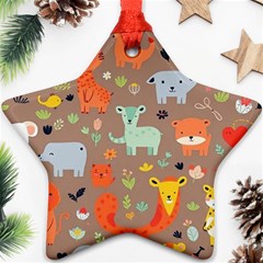 Pet Animal 05 Star Ornament (two Sides)