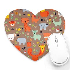 Pet Animal 05 Heart Mousepad