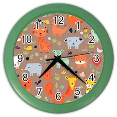 Pet Animal 05 Color Wall Clock