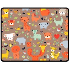 Pet Animal 05 Two Sides Fleece Blanket (medium)