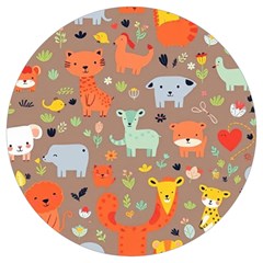 Pet Animal 05 Round Trivet by myclothy