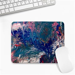 Blue Feathers And Flames Small Mousepad