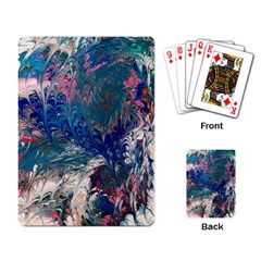 Blue Feathers And Flames Playing Cards Single Design (rectangle)