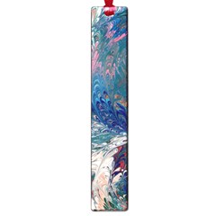 Blue Feathers And Flames Large Book Marks