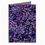 Neon Symphony Design Greeting Cards (Pkg of 8) Left