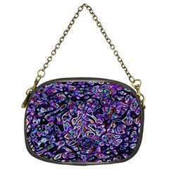 Neon Symphony Design Chain Purse (one Side) by dflcprintsclothing