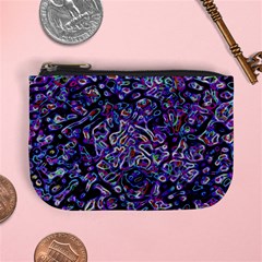 Neon Symphony Design Mini Coin Purse by dflcprintsclothing