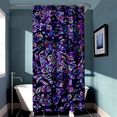 Neon Symphony Design Shower Curtain 36  X 72  (stall)  by dflcprintsclothing