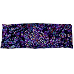 Neon Symphony Design 21 x60  Body Pillow Case Dakimakura (two Sides) by dflcprintsclothing